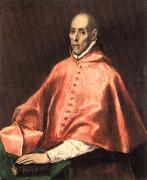 El Greco Portrait of Cardinal Tavera oil painting